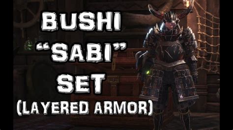 bushi sabi layered armor.